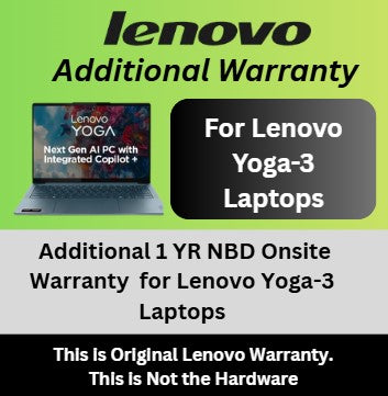 Additional 1 Year NBD Onsite Warranty for Lenovo Yoga-3 Laptops