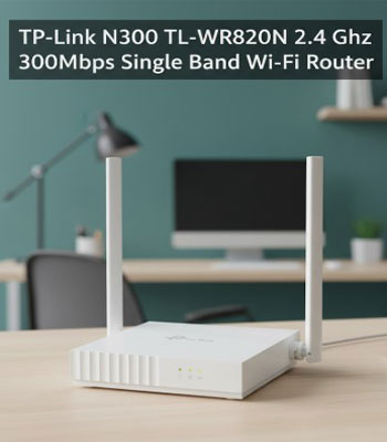 TP-Link N300 TL-WR820N 2.4 GHz 300Mbps Single Band Wi-Fi Router