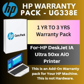 UG338E-1 Year to 3 Years (2 Yrs Onsite) for HP DeskJet IA 50XX AiO Printers
