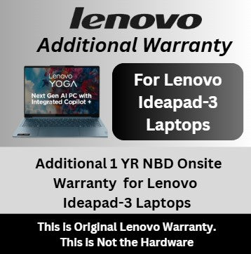 Lenovo Ideapad 3 Warranty-1 Year Onsite 
