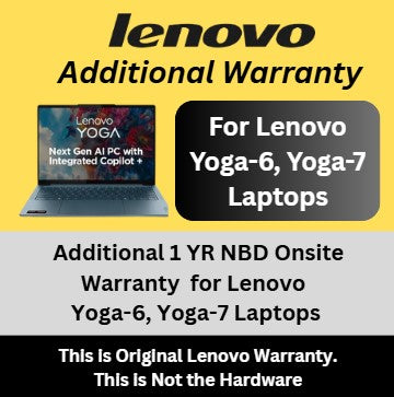Lenovo Yoga-6 & Yoga-7 Series-1 Year NBD Onsite 