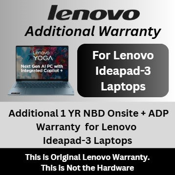 Lenovo Ideapad-3 Warranty-1 Year Onsite with ADP