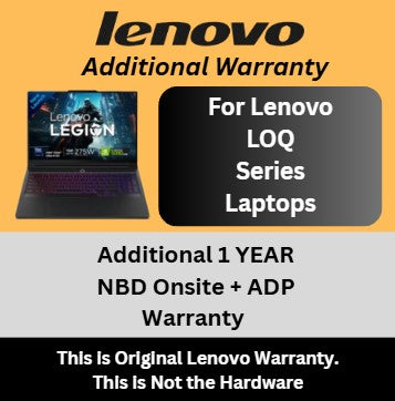 Lenovo LOQ Extended Warranty-1 Year Onsite + ADP for Laptops