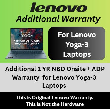 Additional 1 Year NBD Onsite + ADP for Lenovo Yoga-3 Laptops