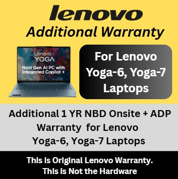 Lenovo Yoga-6 & Yoga-7 Series Warranty -1 Year Onsite with ADP