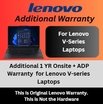 Additional 1 Year NBD Onsite with ADP Warranty for Lenovo V-Series Laptops