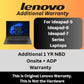 Lenovo Ideapad 5/6/7 Series Extended Warranty-1 Year Onsite + ADP