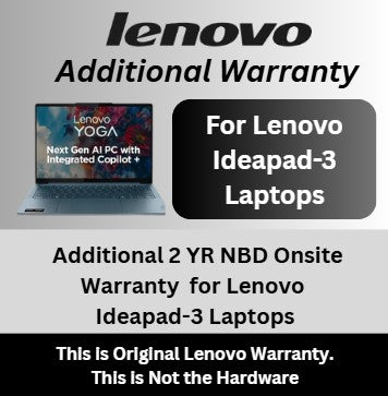 Lenovo Ideapad 3 Warranty-2 Years Onsite 