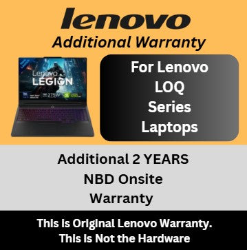 Lenovo LOQ Extended Warranty-2 Year Onsite for Laptops