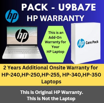 Additional 2 Years NBD Onsite Warranty for HP-240,HP-250,HP-255, HP-340,HP-350 Laptops
