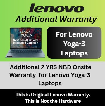 Additional 2 Years NBD Onsite Warranty for Lenovo Yoga-3 Laptops