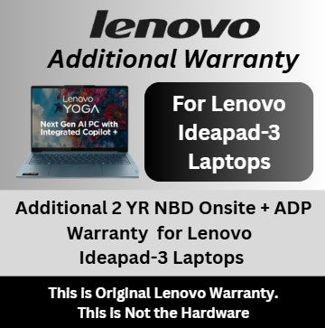 Lenovo Ideapad-3 Warranty-2 Years Onsite with ADP