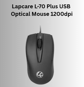 Lapcare L-70 Plus USB Optical Mouse 1200dpi