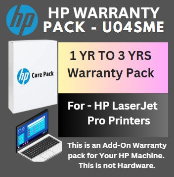 U04SME-1 Year to 3 Years (2 Yrs NBD) HP LaserJet Pro Printers