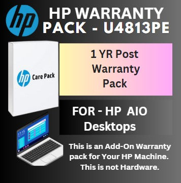 U4813PE-1 Year Post Warranty for HP Desktop