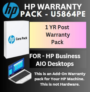 U5864PE-1 Year Post Warranty for HP Business AIO Desktops