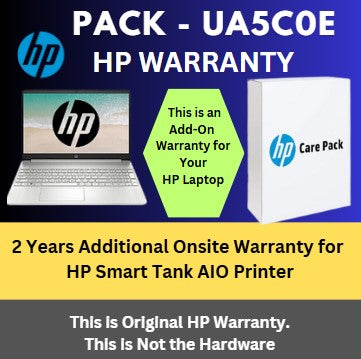 UA5C0E-Additional 2 Years Onsite Warranty for HP Smart Tank AIO Printer