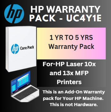UC4Y1E-1 Year to 5 Years (4 Yrs Onsite) for HP Laser 10x and 13x MFP Printers 
