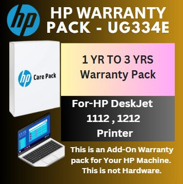 UG334E-1 Year to 3 Years (2 Yrs Onsite) for HP Deskjet 1112, 1212 Printers