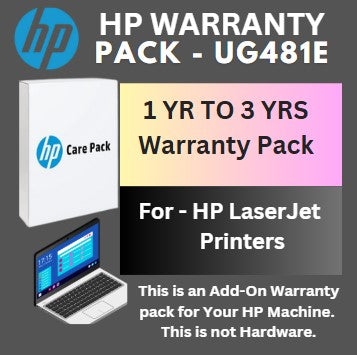 UG481E-1 Year to 3 Years (2 Yrs NBD) HP LaserJet Printers