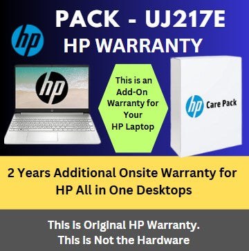 UJ217E-Additional 2 Years NBD Onsite Warranty for HP All in One Desktops