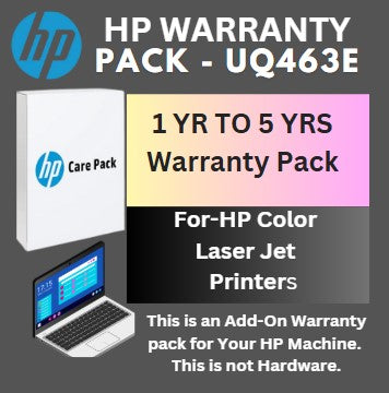 UQ463E-1 Year to 5 Years (4 Yrs Onsite) for HP Color Laser Jet Pro Printers