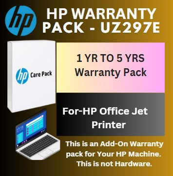 UZ297E-1 Year to 5 Years (4 Yrs Onsite) for HP Office Jet Printers