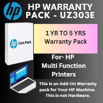 UZ303E-1 Year to 5 Years for HP Multi Function Printers